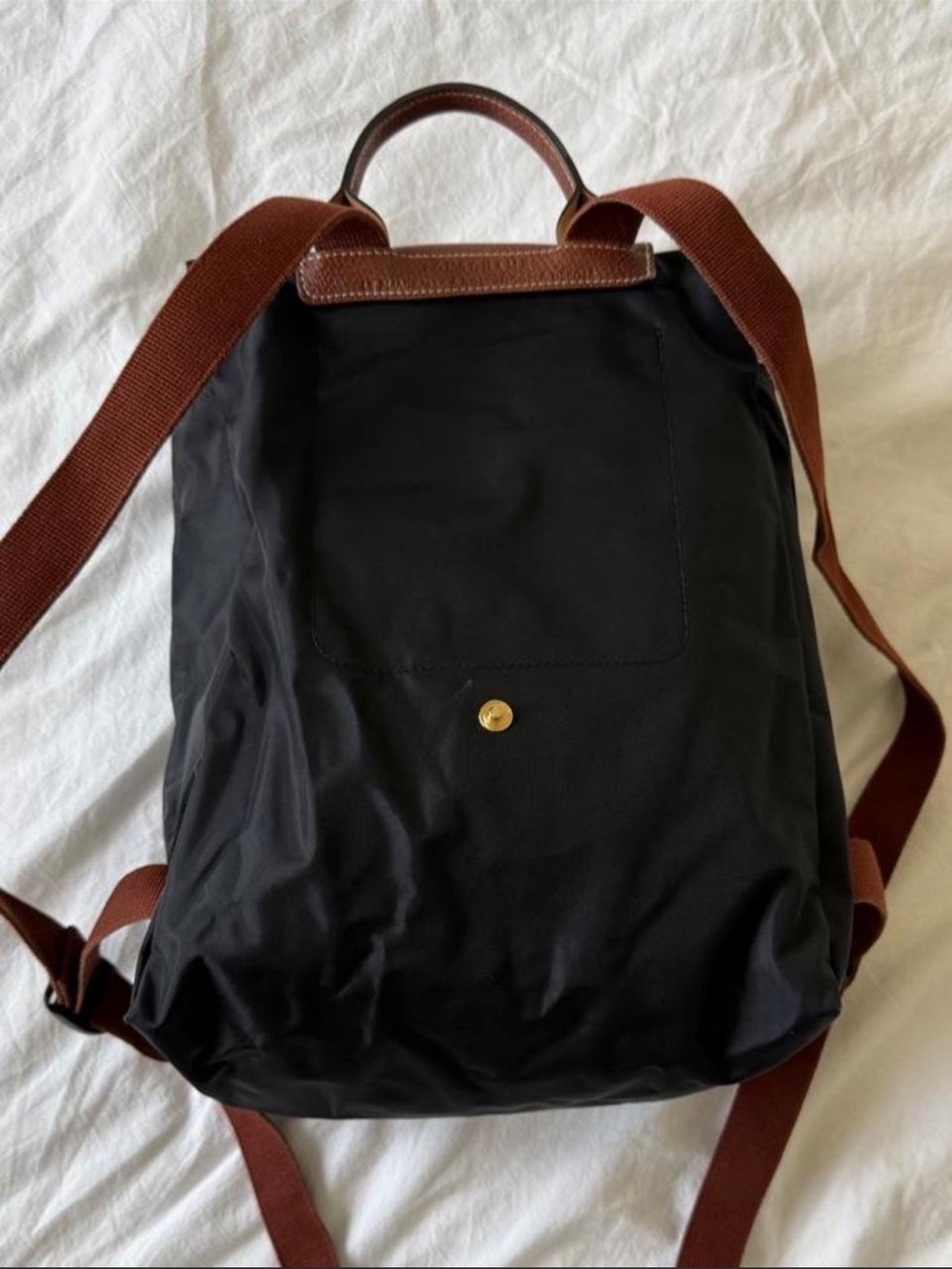 Longchamp le pilage black backpack - Picture 4 of 8